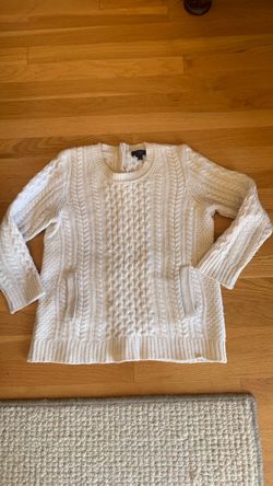 J.Crew Cable Knit Crewneck Sweater