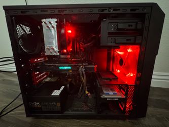 PowerSpec G315 / Alienware Monitor/ Corsair keyboard, mouse, headset, mousepad / Monitor mount