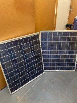 60w solar panels x2