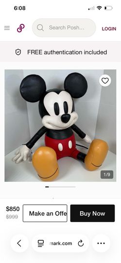 New Disney Coach set of 5 Disney medium sized bag plush