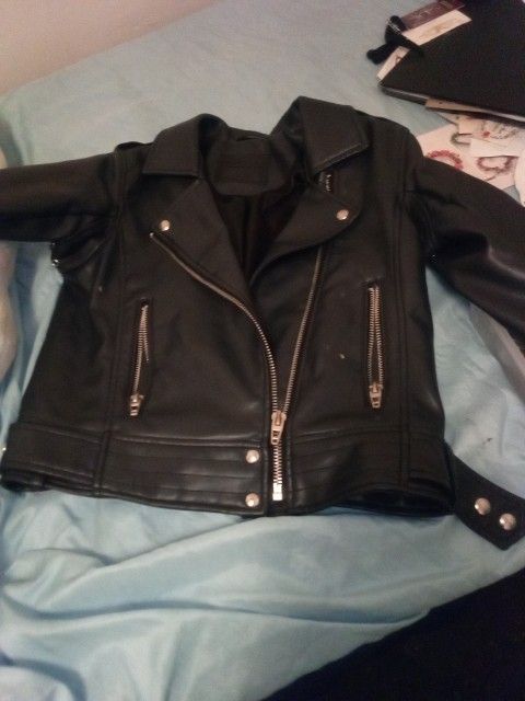 Women's Leather Riding Jacket 