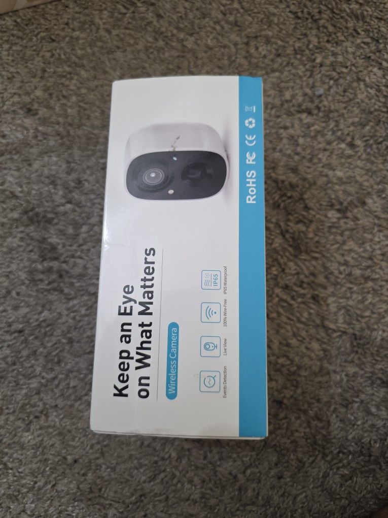 Security Camera Wireless Outdoor, 2-Way Talk Battery Powered Wi-Fi Cameras for Outside and Indoor 1080P Night Vision AI Motion Detection Spotlight Sir