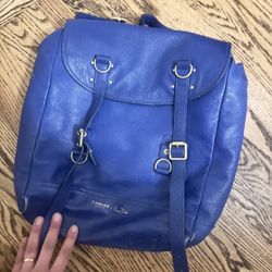 Blue Leather Timbuk2 x Ron Deis Backpack