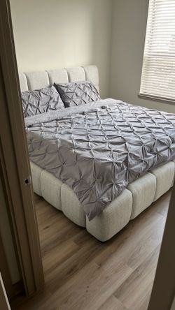 King size bed frame (bed frame only)