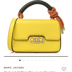 MARC JACOBS Textured Calfskin The J Link Shoulder Bag