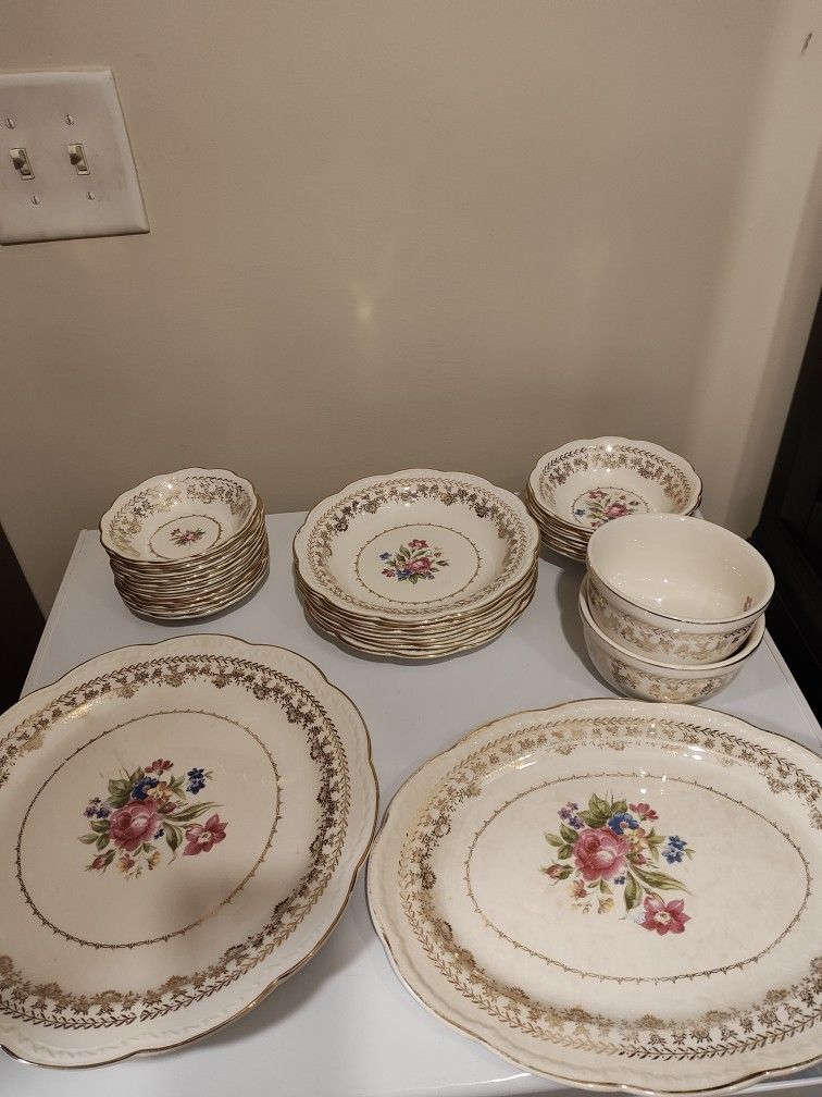 American Beauty Antiques Dishes