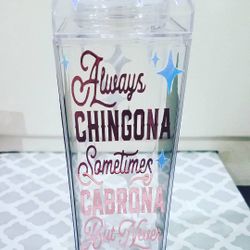 Acrylic Milk Carton Tumbler