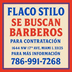 Need Barber, Se Necesita Barbero