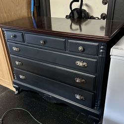 Custom Refinish Antique Dresser 