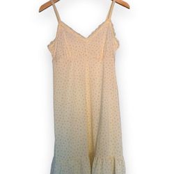 Laura Ashley Yellow Slip Dress