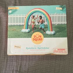 Sun Squad Inflatable Rainbow Sprinkler 5ft Tall