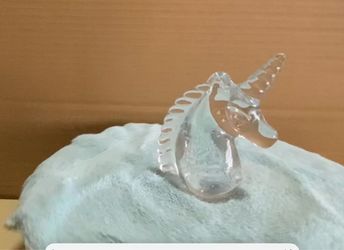 Clear Glass Figurine