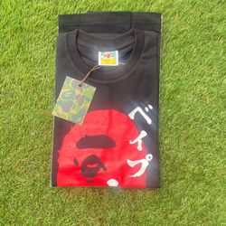 Black and Red bape shirt