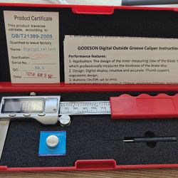Brand New Digital Outside Groove Caliper
