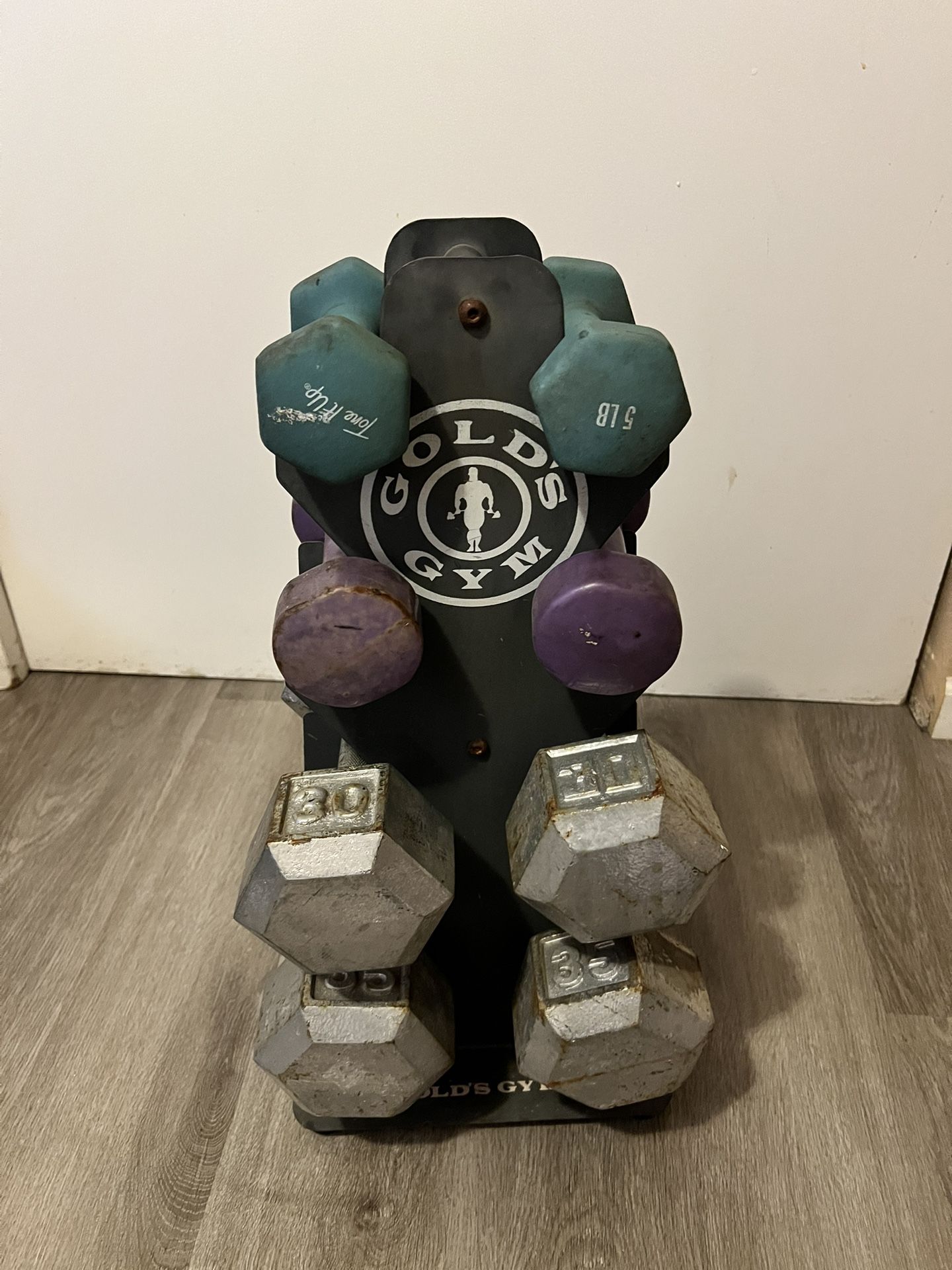 Dumbbells With Rack