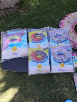 pool tubes with handles