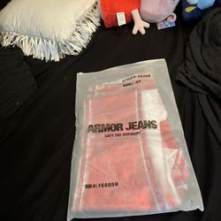 Armor Stacked designer jeans, MSRP 180