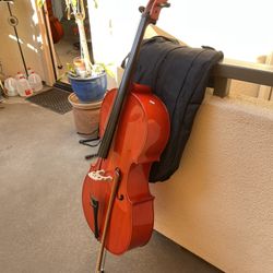 4/4 Cello Red