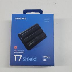 New Samsung Portable T7 Shield 1TB USB-C to USB-C SSD MU-PE1T0S