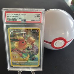 2022 pokemon swsh fa/flareon TG01 PSA 8