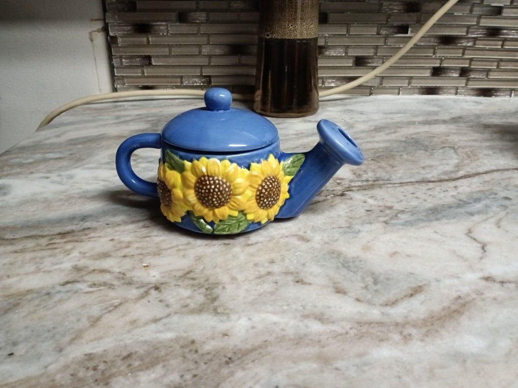 Small Teapot Hand-painted