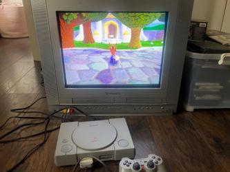 Vintage Panasonic PV-DF 2036M 20” CRT TV/VHS/DVD Combo - Retro Gaming - Tested Working