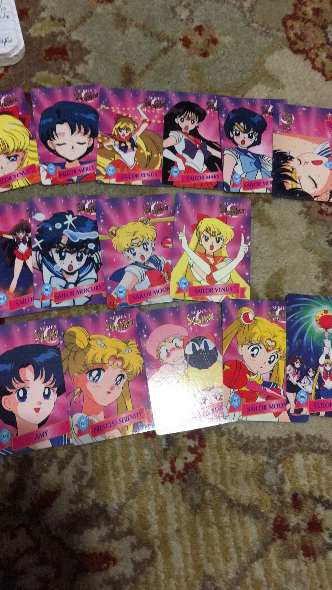 Sailor moon cardzillion trading cards