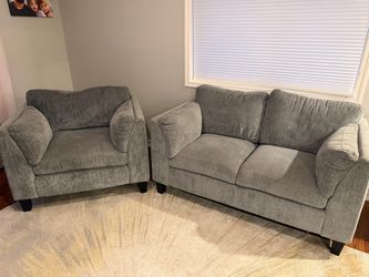 Loveseat and Chair