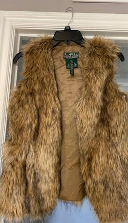 Ralph Lauren faux fur vest