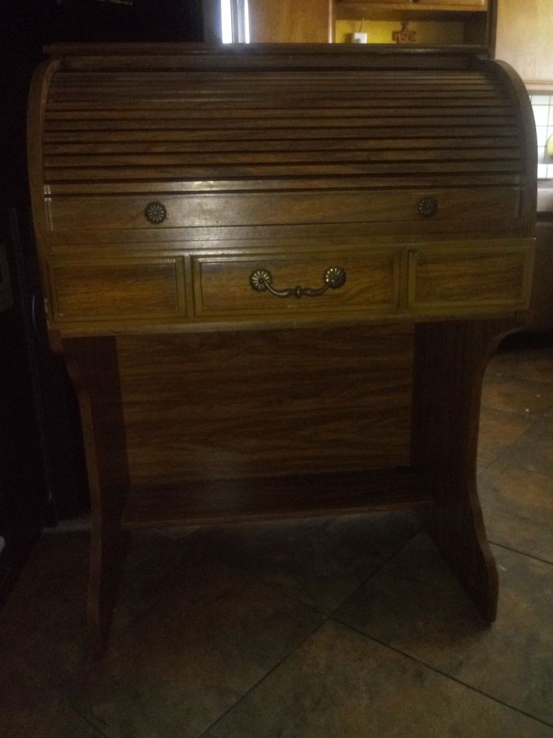 Vintage Antique Traditional Roll Top Desk-Free (Not Available)