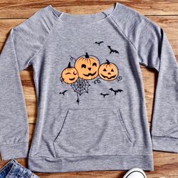 Pumpkin Sweatshirt, Medium 