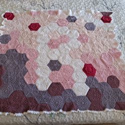 Handmade Baby Blanket And Matching Dress