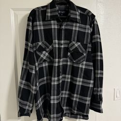Triveni Flannel Button Up Like New