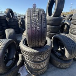 Used set of 245/40/18 Bridgestones Drive Guard tires
