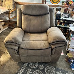 Brownish grey recliner