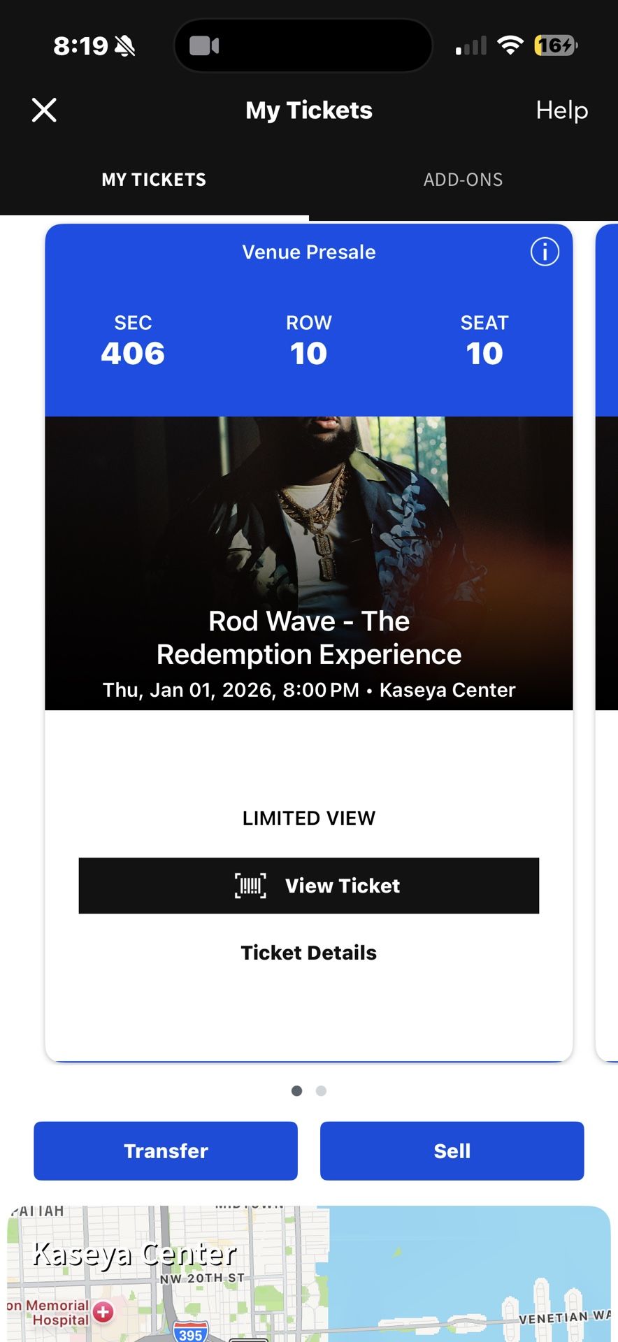 selling tickets rod wave two tickets 