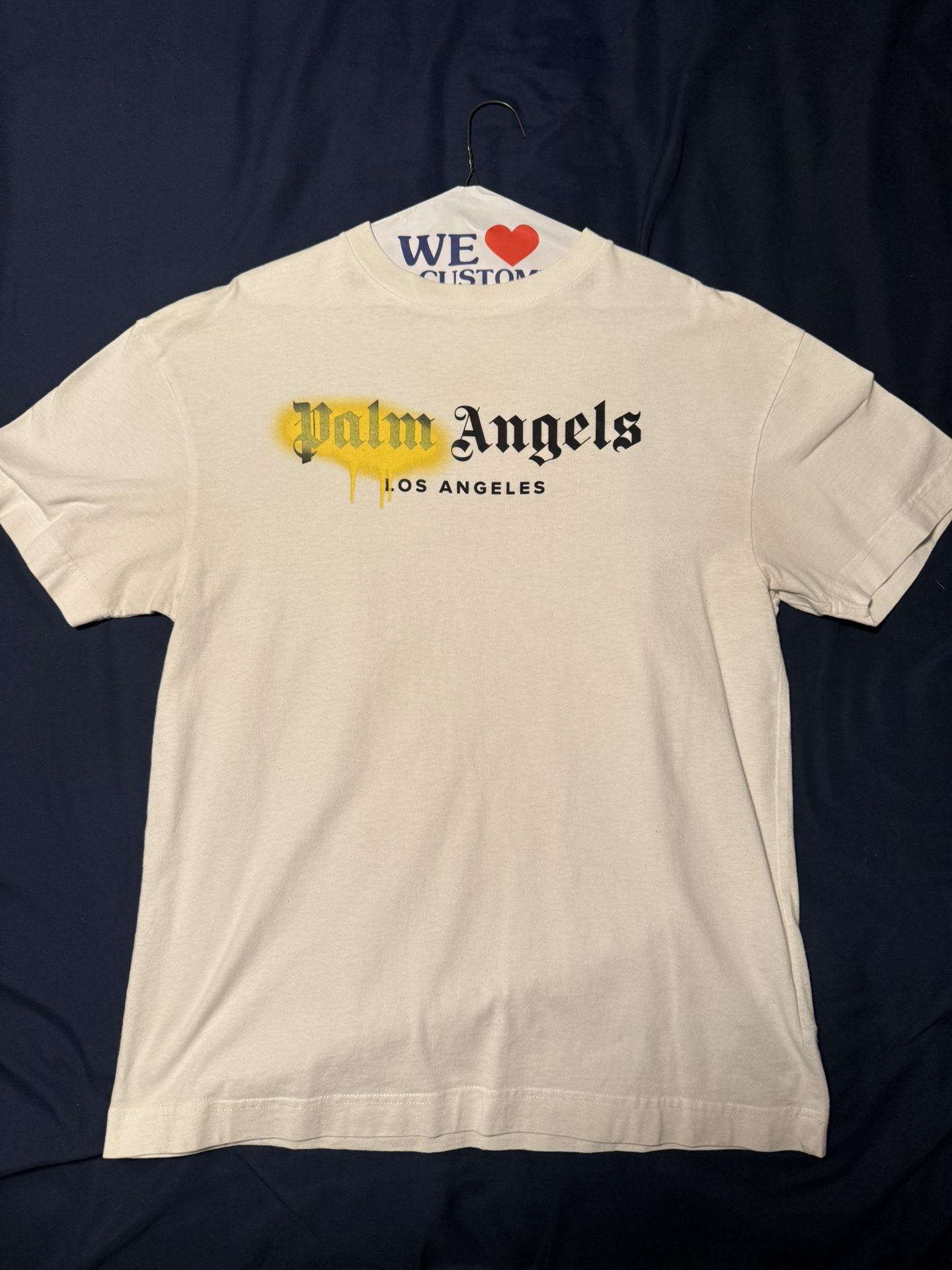Palm Angels Spray T-Shirt Yellow