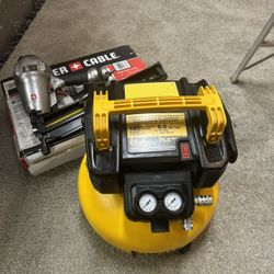 Air Compressor And Framing Nailer 