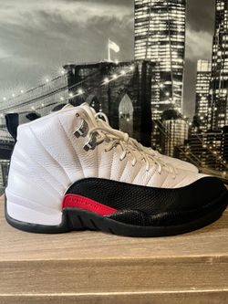 Jordan 12 Red Taxi Size 10 $100
