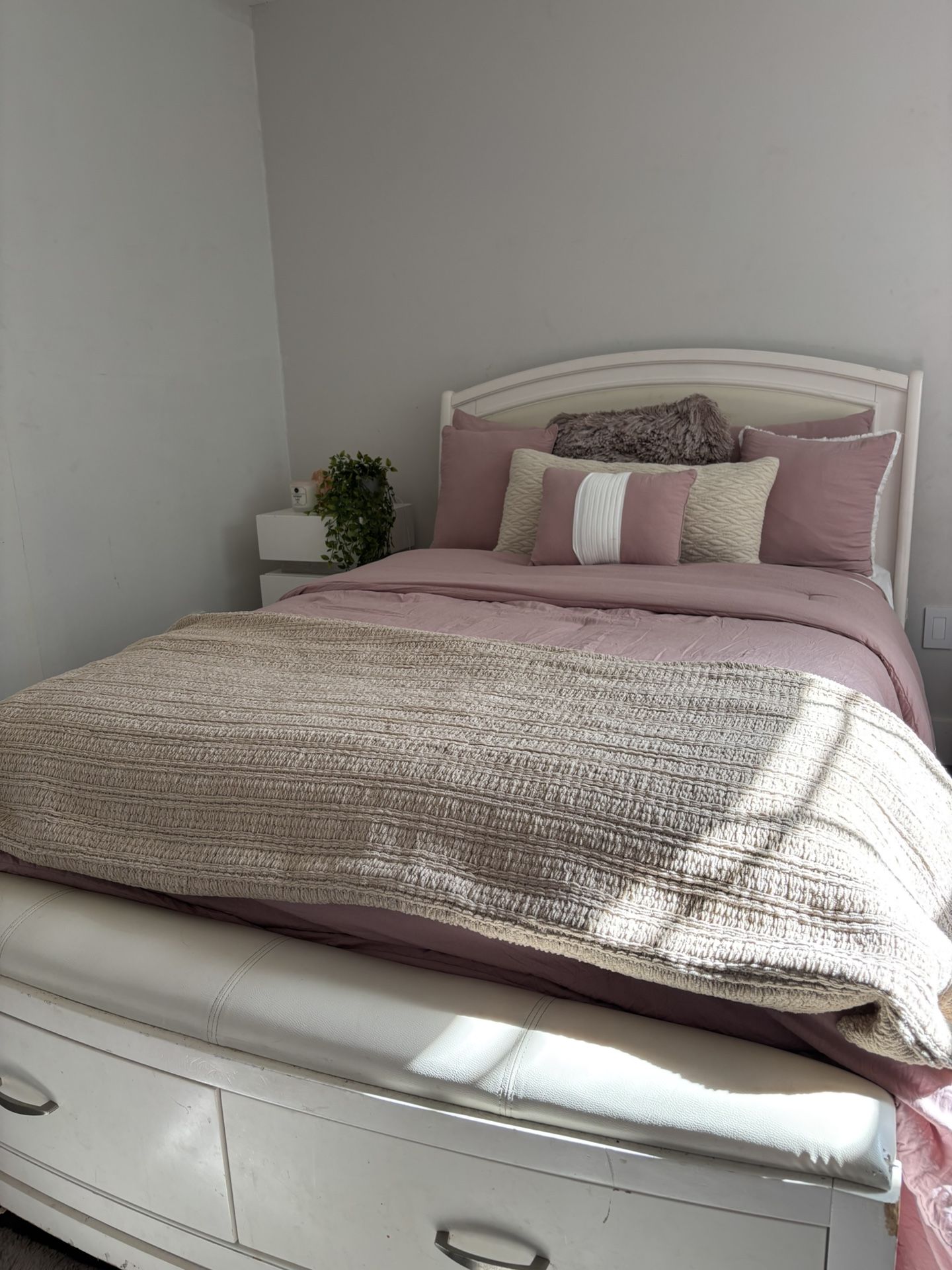 Full Size Bed Frame With Storage