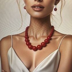 Fashionable pearl necklace