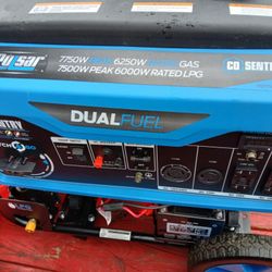 7750watt Electric Start Dual Fuel