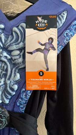 Hyde & EEK Kids Tsunami Ninja Costume Small
