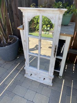 Rustic Mirror And Hanger 