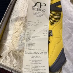 Retro Jordan 4s lightings 