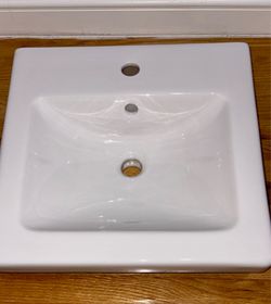 NEW Ikea Tvallen Ceramic Sink Wash Basin