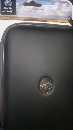 NEW Hard Shell case Rand Mcnally Fits GPS devices or smartphones. Hard-shell & spine with wraparound zipper Maximum protection from cracked LCD