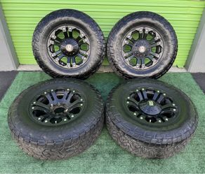 KMC XD Series XD778 Monster Wheels & Tires Set ( 5 Lugs , 5x150 Lug Pattern ) TUNDRA , SEQUOIA , LAND CRUISER , TOYOTA WHEELS