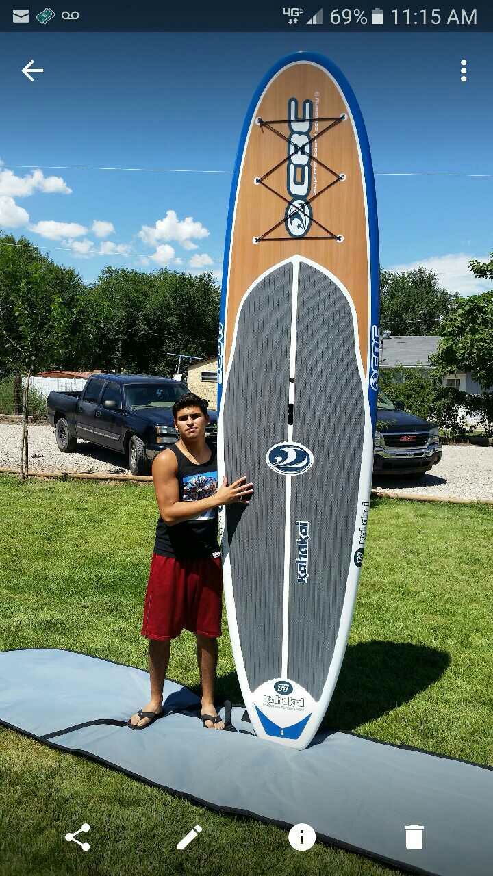 California Board Company 11' EFG stand up paddle board set.California Board Company Kahakai 11' EFG SUP Set