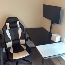 Computer Desk and Chair For Sale
